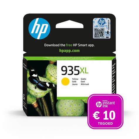 Hp 935xl Inktcartridge Geel Instant Ink Tegoed