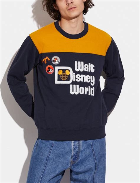 Coach Disney X Walt Disney World Sweatshirt In Organic Cotton
