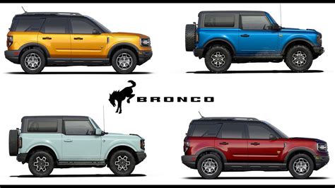 2021 Ford Bronco Colors And Trims Youtube