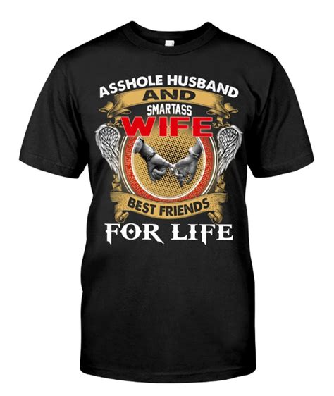 Asshole Husband And Smartass Wife Best Friends For Life Etsy