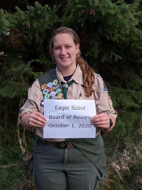 Rebecca Meger Makes History As Female Eagle Scout Trojan Times
