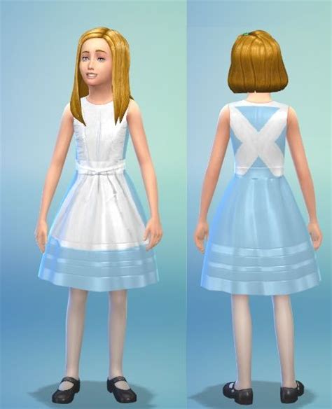 Alice In Wonderland Costume At Belles Simblr Sims 4 Updates Sims 4