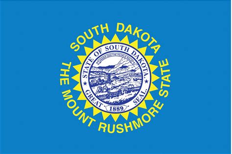 Nylglo South Dakota State Flag 3 Fth X 5 Ftw Outdoor 2nen5144960