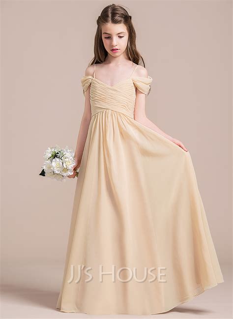 But that means never compromising on style. A-Line/Princess Off-the-Shoulder Floor-Length Chiffon ...