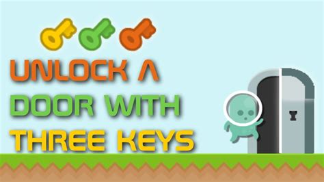 Unlock A Door With Three Keys Gdevelop 5 Youtube