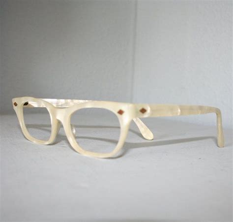 mother of pearl 50s eyeglass frames from lola nye vintage 1950s fashion fashion optical