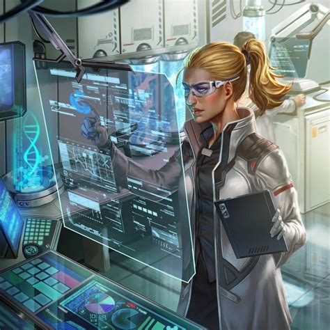 Super Serious Scientist By Macarious On Deviantart In 2020 Futuristic