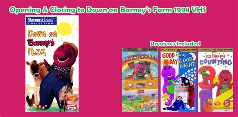 Opening And Closing To Down On Barneys Farm 1998 Vhs Custom Time