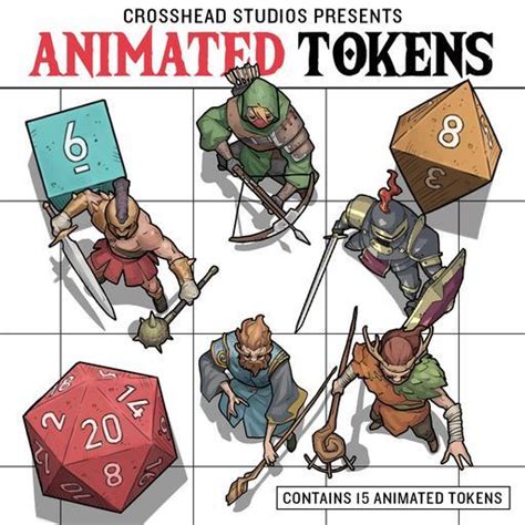 Animated Token Pack Vol 1 Roll20 Marketplace Digital Goods For