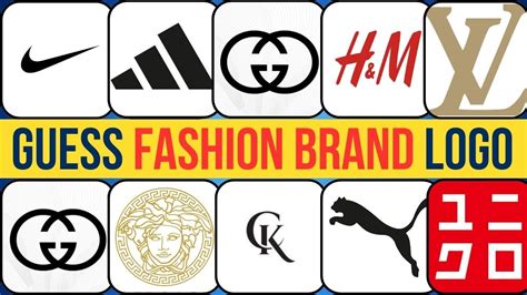 Guess The Logo In 3 Seconds 50 Famous Clothing Brand Logos Fashion