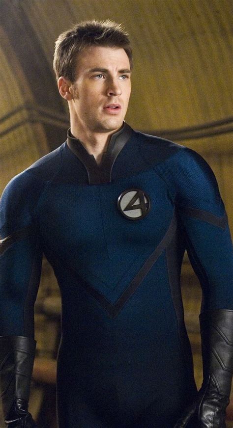 Chris Evans As Human Torch In Fantastic Four Chris Evans Captain