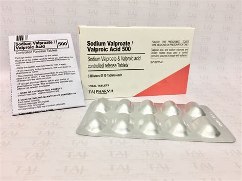 Sodium Valproate And Valproic Acid Cr Tablets 500mg Exporter