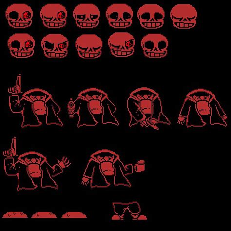 Sudden Changes Sans Sprites Sheet By Celestragon On Deviantart