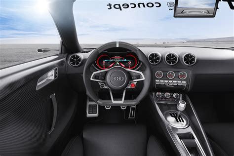 But after an inside look, you'll realize it's not your average luxury vehicle. Audi TT ultra quattro concept interior - Car Body Design