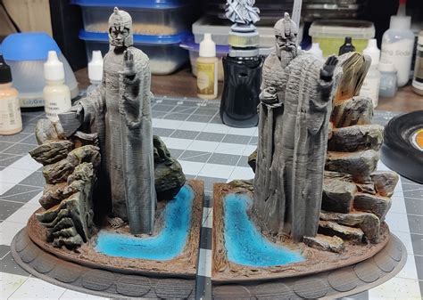 Argonath Bookends Suggestions Works In Progress Painting Reaper