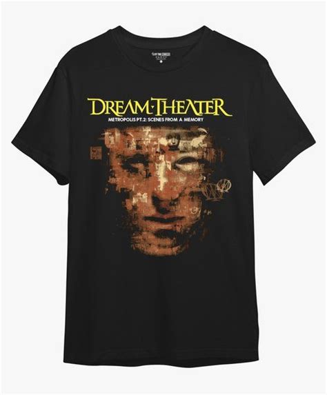 เสื้อยืดผู้ชาย Kaos Baju Band Musik Metal Rock Legend Dream Theater