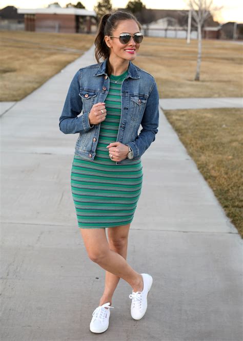 Spring Dress With Denim Spring Outfit Ideas Simple Style Cute