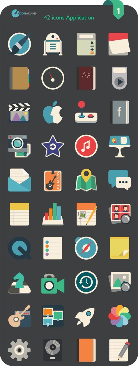 Flat Icons Applications 2016 By Valvator On Deviantart