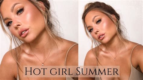 Hot Girl Summer Makeup Summer Glam Makeup Tutorial YouTube