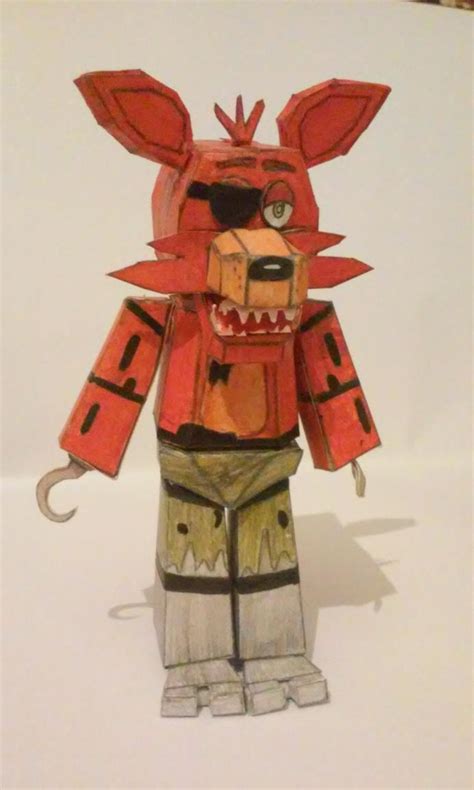 F Naf Withered Foxy Papercraft