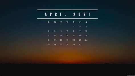 Aesthetic 2021 Calendar Desktop Wallpaper Marifer899