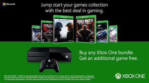 Get A Free Game When You Buy Any Xbox One Bundle