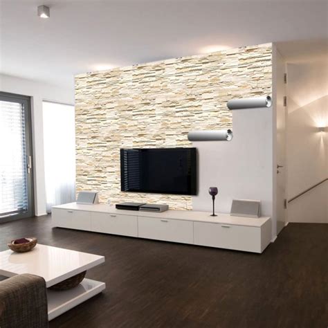 wohnzimmer gestalten - Beste Ideen 2019 | Tv wall decor, Accent walls in living room, Small 