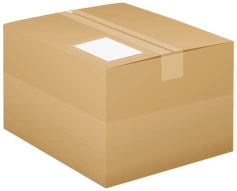 Packed Cardboard Box Png Transparent Image Png Mart