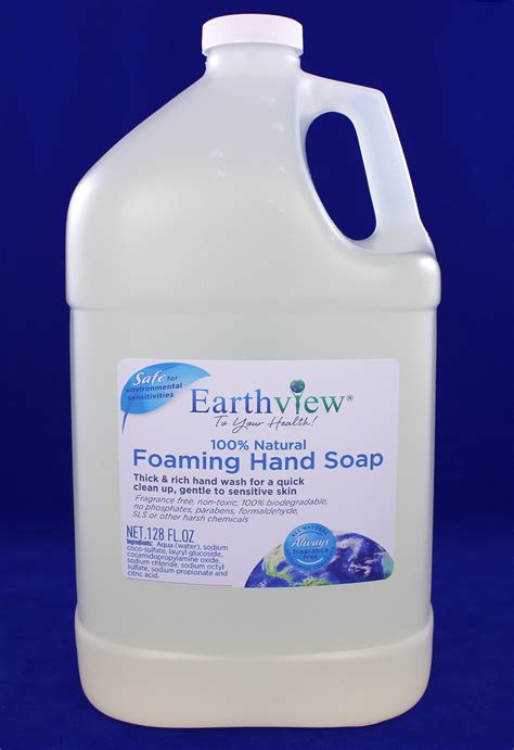 Foaming Hand Soap Refill 128 Oz Earthview Products Earthview Products