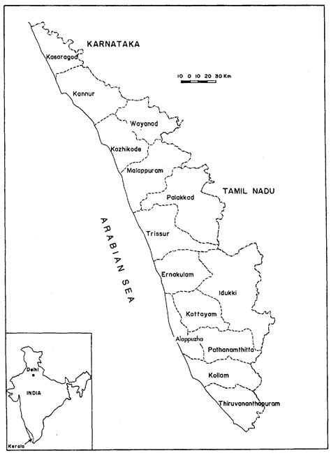 Kerala Political Map Clipart I Clipart Royalty Free Public Domain Hot