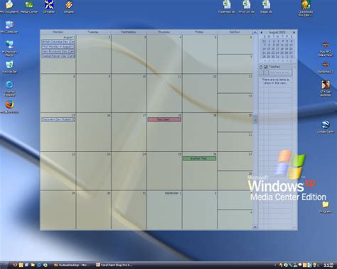 Desktop Calendar бесплатный календарь на рабочий стол