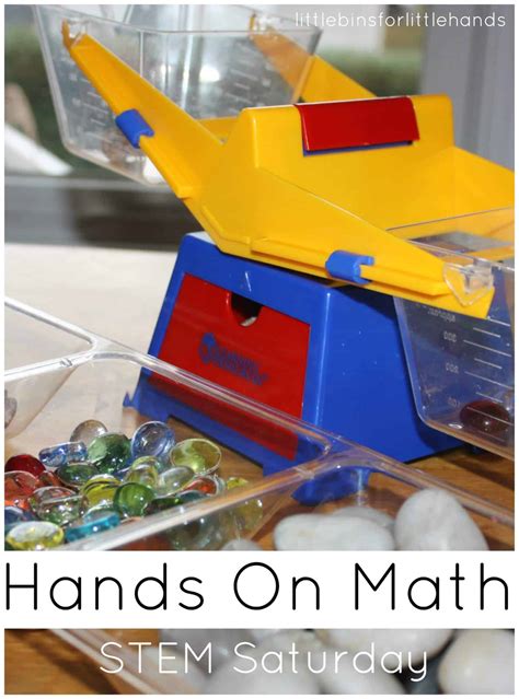 Weighing Activity Stem Math Play Little Bins For Little Hands