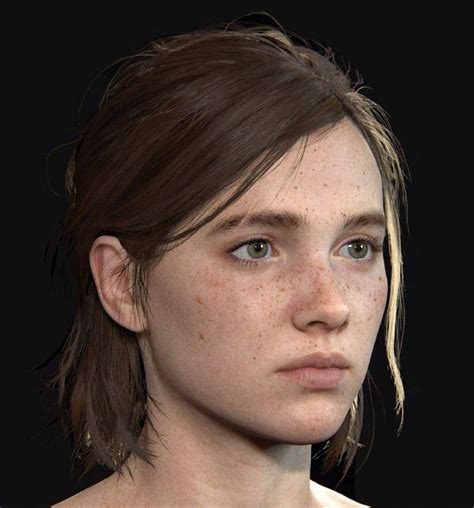 Ellie Tlou The Last Of Us Portrait Eyebrow Slits