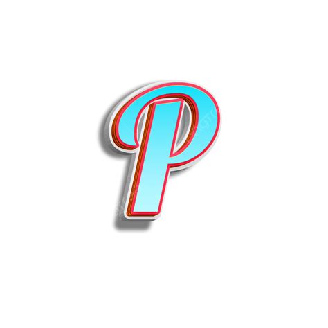 Letter P Clipart Png Images 3d Letters P Editable Text Effect P