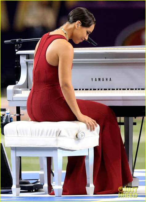 Photo Alicia Keys Super Bowl National Anthem Video Photo Just Jared