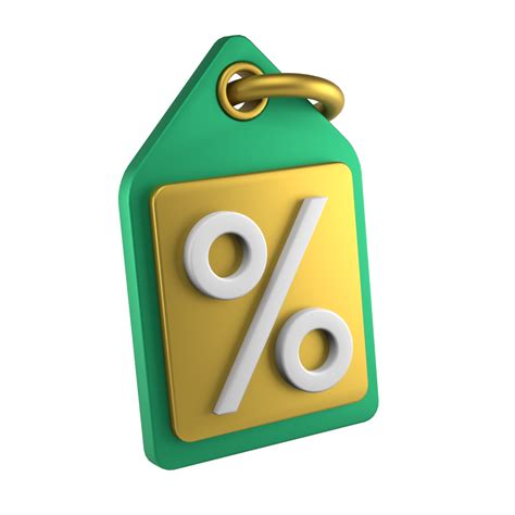 Discount Tag 3d Icon Illustration 12589463 Png