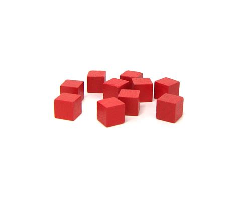 8mm Wooden Cubes 10 Units Customeeple