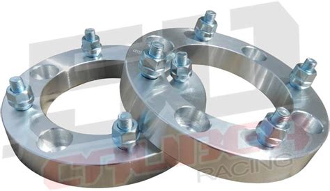 Set Of Two 1 Wheel Spacers 4x137mm 10x125mm Stud Fits