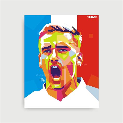 Antoine Griezmann In Wpap By Gilang Bogy Commission Work For Eurosport
