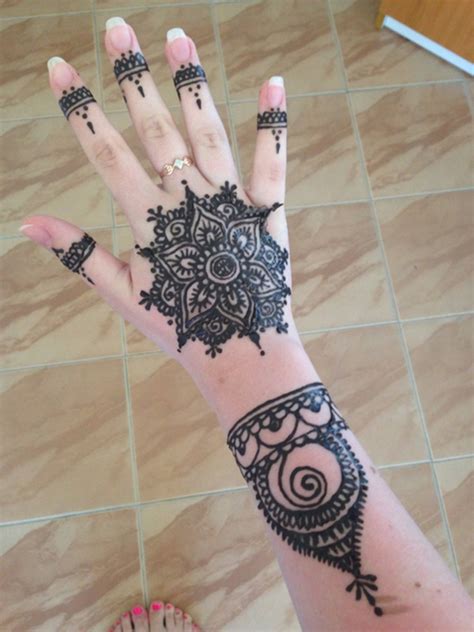 Flowers tattoos represent joy and happiness. 100 Striking Henna Tattoos Design for Girls