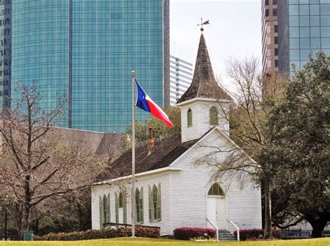 Houston Streetwise Old Churches In Downtown Houston Texas Photos