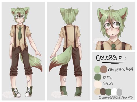 Character Reference Sheet Ych Example By Blushingbats On Deviantart