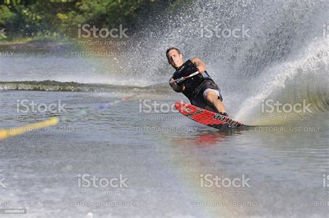 Male Waterskier And Spray Stock Photo Download Image Now Arkansas
