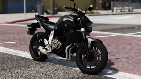 Gta 5 Real Motorcycle Mods Yamaha Mt 07 Fz 07 Youtube