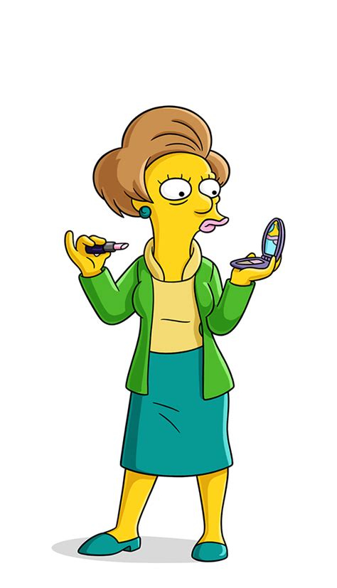 Imagen Edna Krabappel 2png Simpson Wiki En Espaol