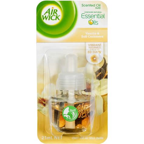 Air Wick Plug In Air Freshener Vanilla Refill 21ml Woolworths
