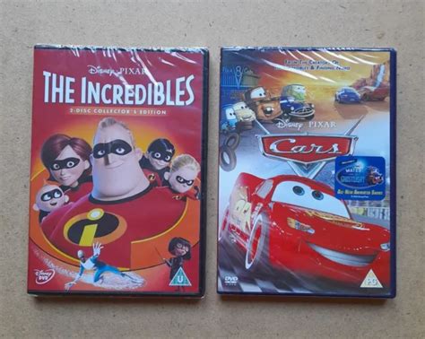 Disney Pixar Cars The Incredibles Two Animated Adventure Films