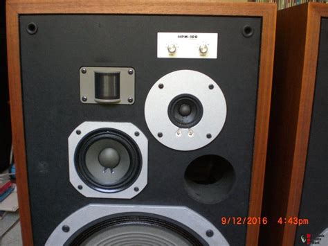 Pioneer Hpm 100 Vintage Audiophile Speakers Holding For Gary Photo