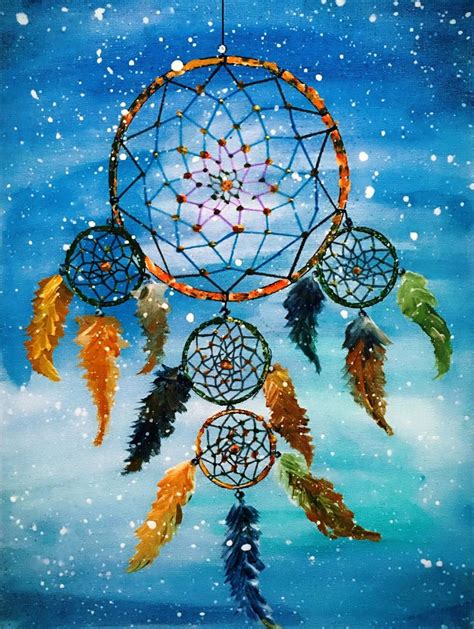 Dream Catcher 2016 Acrylic Painting By Hsin Lin Artfinder