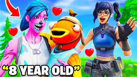 Funny Moments With 8 Year Old Kid And Girlfriend Fortnite Youtube